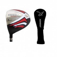 AGXGOLF MEN'S MAGNUM XLTi EDITION LEFT HAND 460cc OVER SIZED FORGED HEAD TITANIUM DRIVER w/GRAPHITE SHAFT + HEAD COVER