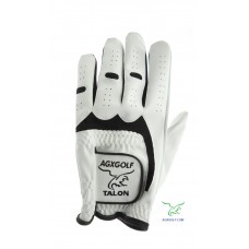 SIX PACK: TALON CABRETTA LEATHER Golf Gloves, Left Hand Glove for Right Handed Golfers: Made with Imported "Stay Soft Leather" TAYLOR FIT by AGXGOLF