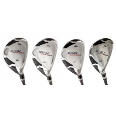 AGXGOLF LADIES MAGNUM XS SERIES GRAPHITE HYBRID IRONS SET; #4, #5, #6 & #7 Hybrids LEFT or RIGHT HAND