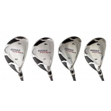 AGXGOLF LADIES MAGNUM XS SERIES GRAPHITE HYBRID IRONS SET; #5, #6, #7 & #8 Hybrids LEFT or RIGHT HAND