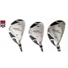 AGXGOLF LADIES MAGNUM XS SERIES GRAPHITE HYBRID IRONS SET; #5, #6 & #7 Hybrids LEFT or RIGHT HAND
