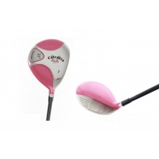 AGXGOLF GIRL'S PINK 22 DEGREE 7 WOOD w/GRAPHITE SHAFT + HEAD COVER TEEN or TWEEN