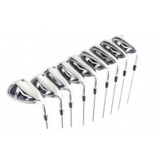 MEN'S LEFT or RIGHT HAND AGXGOLF MAGNUM XS WIDE SOLE IRONS SET 3-PW + SW with STEEL SHAFTS (OPTIONAL GRAPHITE UP-GRADE) Regular, Senior or Stiff Flex: USA BILT!