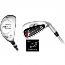 MEN'S HT STAINLESS STEEL IRONS SET #4 HYBRID IRON+5,6,7,8,9+PITCHING WEDGE: ALL SIZES