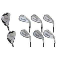 AGXGOLF MEN'S RIGHT HAND MAGNUM TCI IRONS SET 3 + 4 HYBRID+5-SW: ALL SIZES 