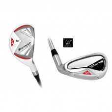 ORLIMAR "VT SPORT NEW SPECIAL EDITION: IRONS SET WITH #4 & #5 HYBRIDS, MEN'S LEFT HAND ALL LENGTHS; FEATURES GRAPHITE SHAFTS ON HYBRIDS AND STAINLESS STEEL SHAFTS ON 6-PW IRONS 