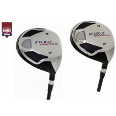 AGXGOLF LADIES XS 7 & 9 FAIRWAY WOOD wGRAPHITE SHAFTS: RIGHT HAND w/Cover(s): BUILT in the USA!!